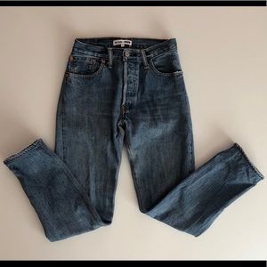 RE/DONE Levi’s High Rise Button Front Jeans
